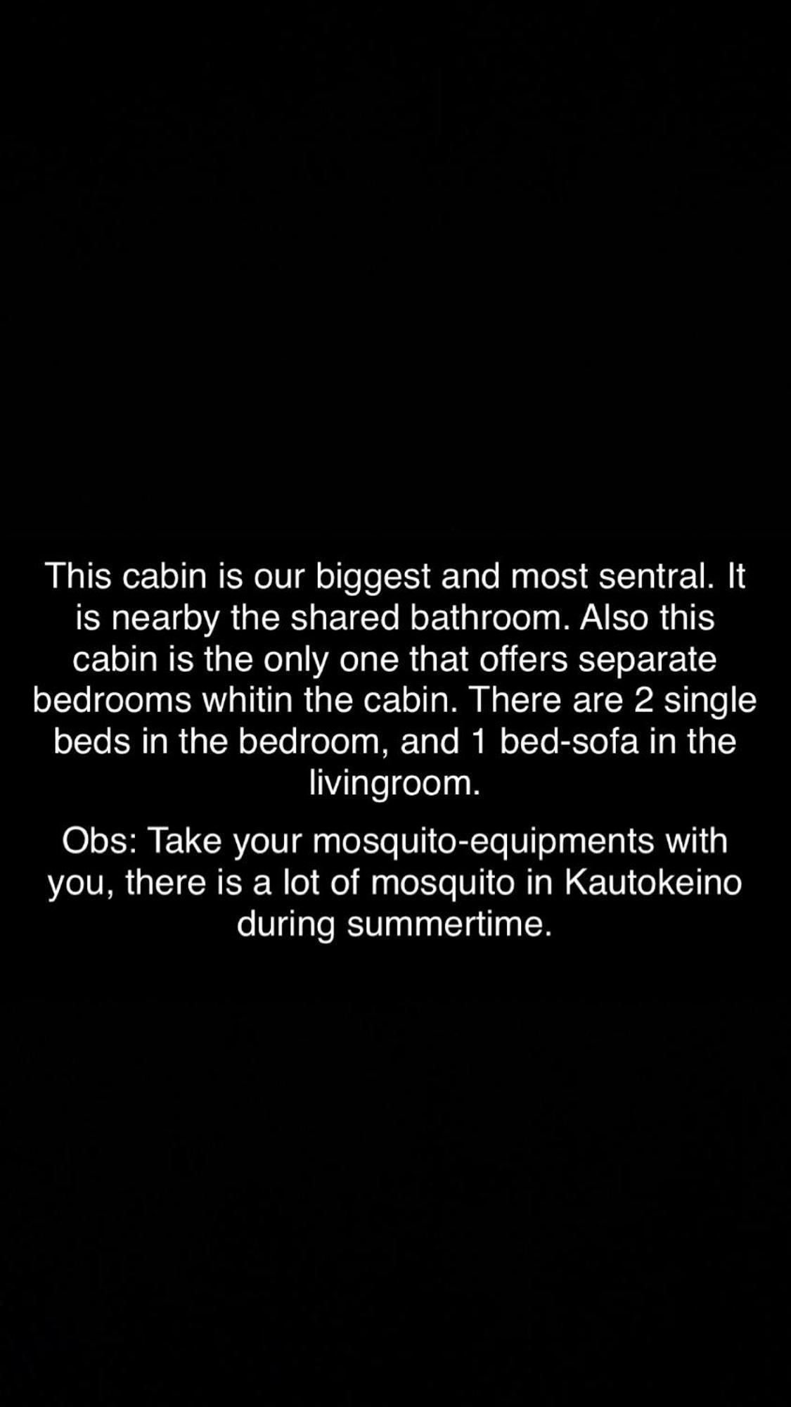 Sara'S Cabins-Hytter Kautokeino Room photo